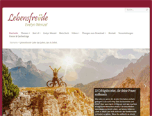 Tablet Screenshot of lebensfreude-evelyn-wenzel.com